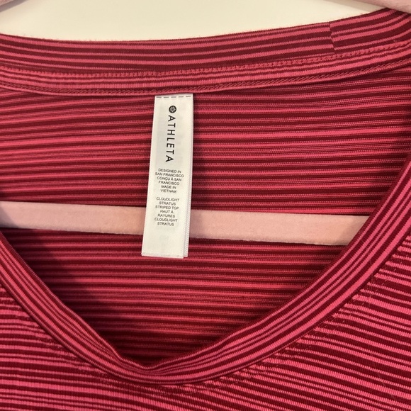 Athleta Cloud light Stratus Striped Long Sleeve Small - Picture 2 of 4